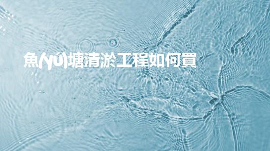 魚(yú)塘清淤工程如何買設(shè)備清淤設(shè)備選購(gòu)的秘密與技巧揭秘！